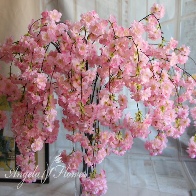 送料無料 選べる2色 サクラの造花 7本セット 枝垂れ桜 おうちでお花見 春 花束 パーティー 造花 アートフラワー インテの通販はau Pay マーケット プレイワン Au Pay マーケット店