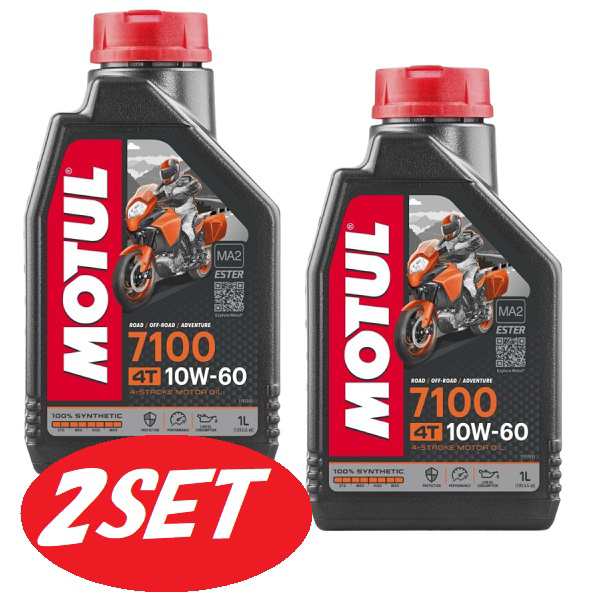 お得な2本セット】104548 MOTUL (モチュール) 7100 4T MA2 10W60 1L