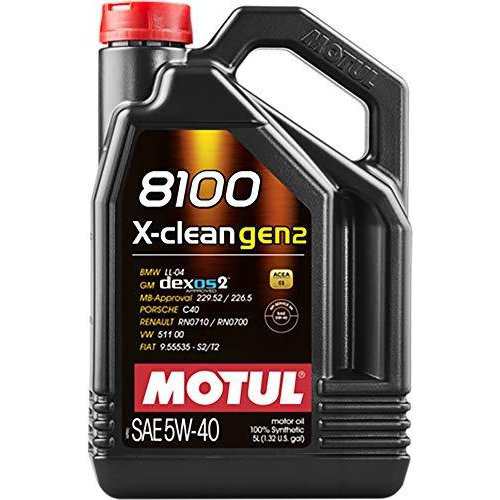 MOTUL (モチュール) 8100 X-clean GEN2 5W40 5L缶 100%化学合成 ガソリン/ディーゼル車用　エンジンオイルのサムネイル