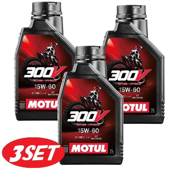 【お得な3本仕かける】112684 MOTUL (モチュール) 【新商いもの】 300V FACTORY LINE OFF ROAD 15W60 1L ファクトリーライン オフロード 全組みあわせる 旧 104137