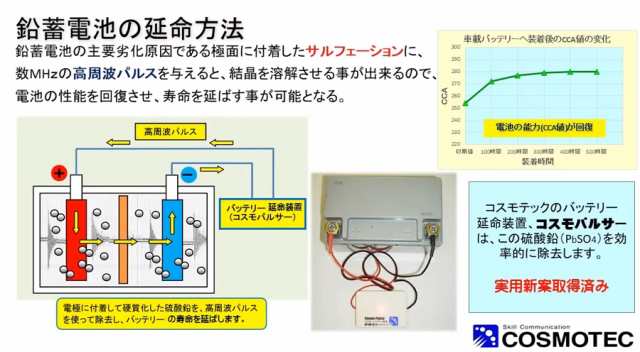 おまけ付】CP-13 コスモパルサー 12V専用 鉛蓄電池用延命装置 バッテリー延命装置 コスモテックの通販はau PAY マーケット -  てんこ盛り！ | au PAY マーケット－通販サイト