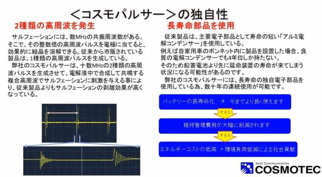 おまけ付】CP-13 コスモパルサー 12V専用 汚らしく 鉛蓄電池用延命装置 バッテリー延命