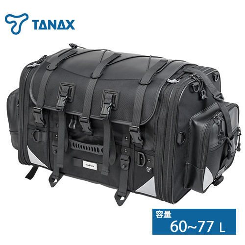 【取寄せ品】MFK-1004 タナックス MotoFizz キャンピングシートバッグXL 容量:60〜77L TANAX モトフィズ バイク用 シート ツーリング (MFK-102後継)