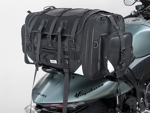 【取寄せ品】MFK-1004 タナックス MotoFizz キャンピングシートバッグXL 容量:60〜77L TANAX モトフィズ バイク用 シート ツーリング (MFK-102後継)_2