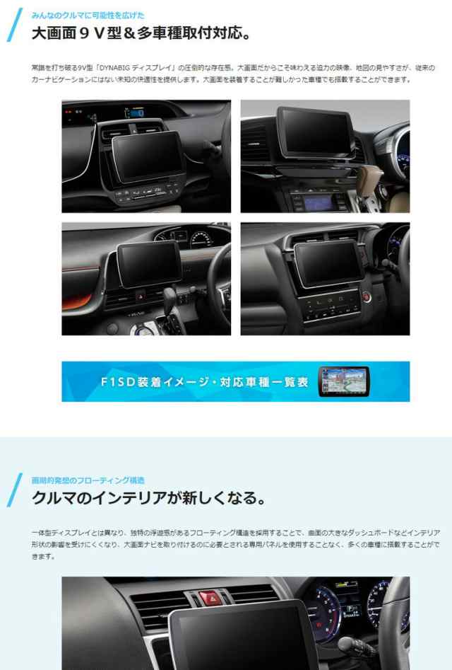 Cn F1sd パナソニック 9型 カーナビ ストラーダ 大画面 Dynabigスイングディスプレイ ブルーレイ搭の通販はau Pay マーケット てんこ盛り