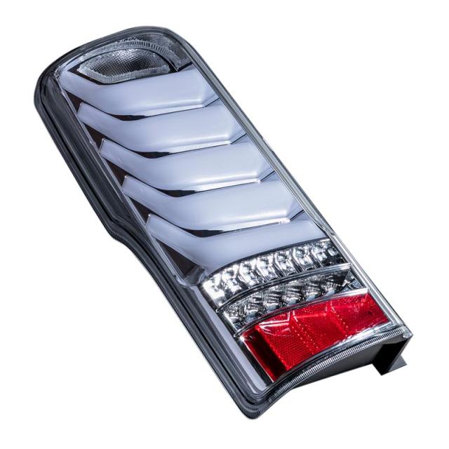 TN350NVU-CC-1【クリア/クローム】 ヴァレンティ Valenti ジュエルLEDテールランプ ウルトラ 日産 E26系 NV350 キャラバン 全グレード対応の通販は