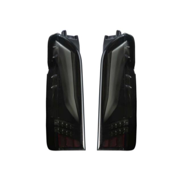 TT200HUO-SB-1 ヴァレンティ ジュエルLEDテールランプ ULTRA Ω(オメガ）レッド/ブラックＨ16.8〜 トヨタ 200系ハイエース