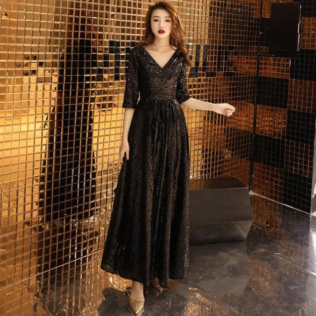 Vネック 演奏会 発表会 同窓会 パーティードレス 個性的 派手 ロング丈 ワンピ 服 ゆったり 旅行 衣装 女性 大きいサイズ 披露宴 謝恩の通販はau Pay マーケット うらみ販売