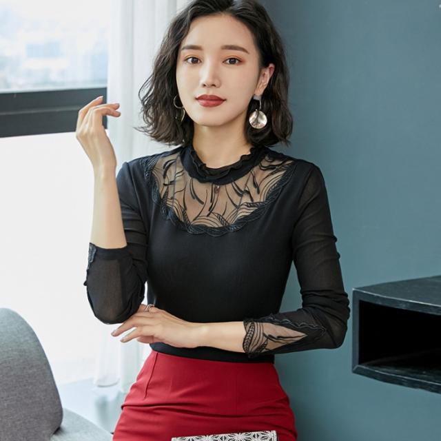 シフォン 無地 シャツ レディース 春秋 シースルー ハイネック インナーシャツ ブラウス トップス 長袖シャツ スリムシャツの通販はau Pay マーケット うらみ販売