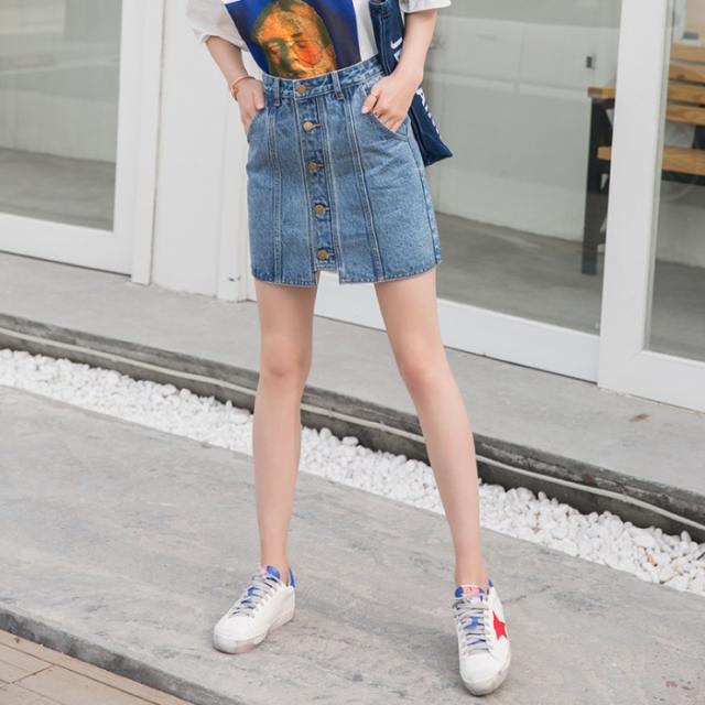 春夏 ミニスカート デニムスカート タイトスカート ハイウエストスカート シングル カジュアル レディース スカート S Xlの通販はau Pay マーケット うらみ販売