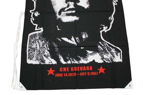 Big フラッグ チェ ゲバラ Che Guevara Blk 紐付き ブラック