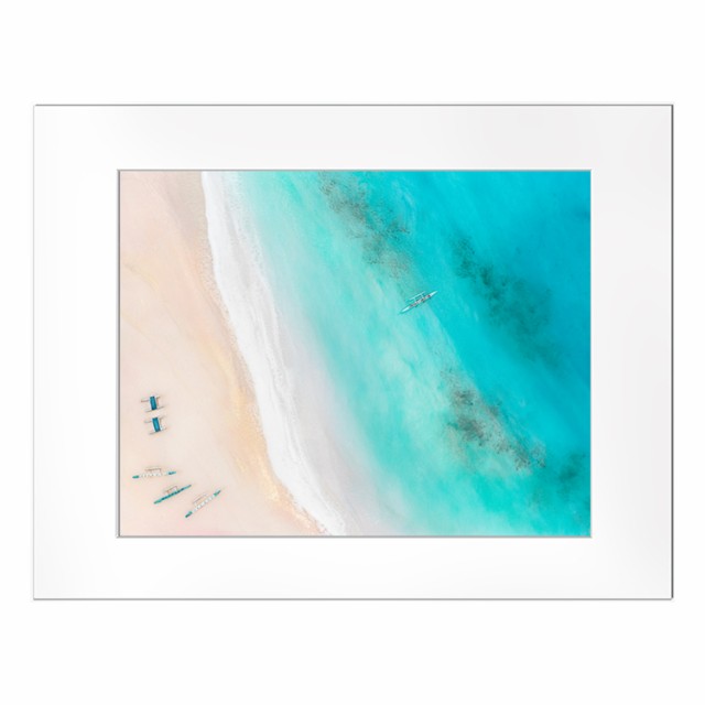 Sarah Caudle サラカードル アート 絵画 ハワイ （Lanikai Beach ラニカイビーチ） ハワイアン インテリア プリント アーティスト 海 ビ