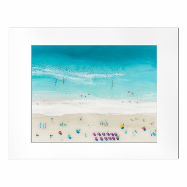 Sarah Caudle サラカードル アート 絵画 ハワイ （Waikiki Beach ワイキキビーチ） ハワイアン インテリア プリント アーティスト 海 ビ