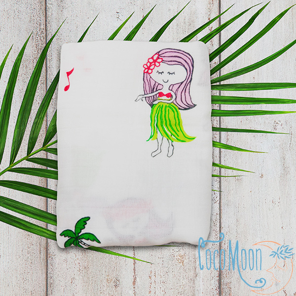 Coco Moon ココムーン おくるみ Hula Girl フラガール スワドル Swaddle ガーゼ ブランケット 夏 赤ちゃん ベビー 新生児 男のの通販はau Pay マーケット Aloha Diaries ハワイセレクトショップ