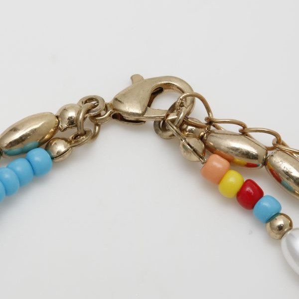 ブレスレット レディース ハワイアン アクセサリー ファッション おしゃれ ビーズ 二連 カラフル ゴールド シルバー 夏 海 ビーチ  リゾーの通販はau PAY マーケット ALOHA Diaries ハワイセレクトショップ au PAY マーケット－通販サイト
