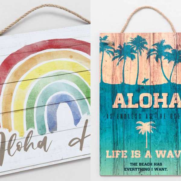 フラガール 油絵 ハワイ 海 プルメリア Hawaii インテリア