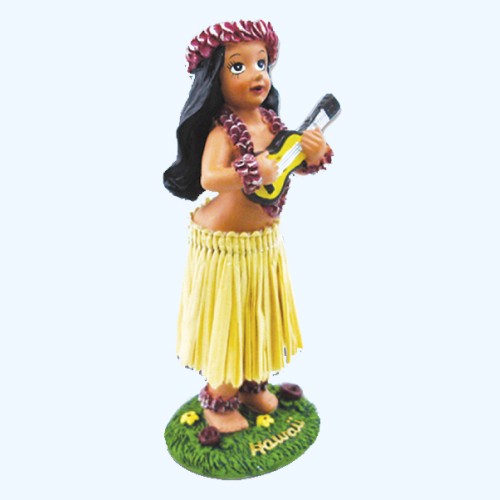 【フラドール】（ウクレレガール）ハワイアン人形 フィギュア おもちゃ ダッシュボードフラドール フラガール hula ハワイアン雑貨 お土｜au  PAY マーケット