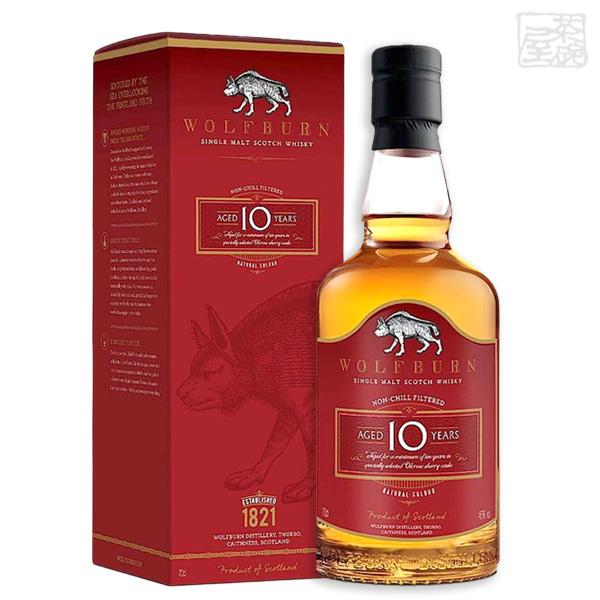 ウルフバーン 10年 46度 700ml 箱付き 並行 シングルモルト ウイスキーの通販は