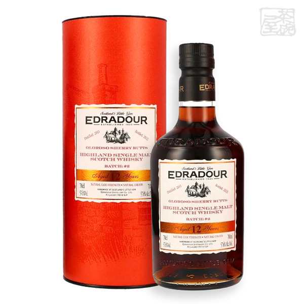 【送料無料】エドラダワー 12年 オロロソシェリー バッチ#2 57.6％ 700ml 正規 シングルモルトスコッチウイスキーの通販は 24,750円