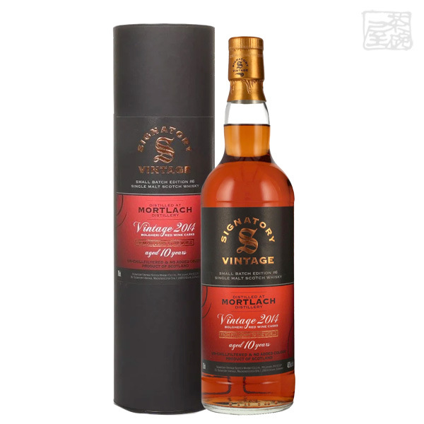 SV スモールバッチエディション #6 モートラック 10年 2014 ボルゲリレッドワインカスク 48.2% 700ml 正規 シングルモルトスコッチウイスキーの通販は