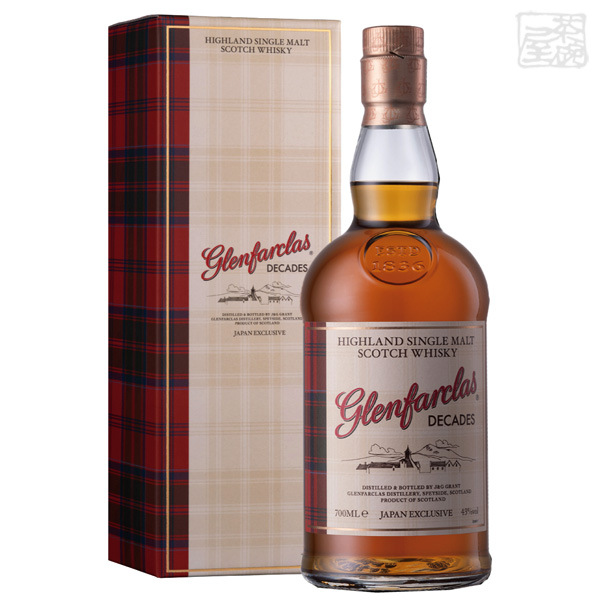 グレンファークラス ディケイズ 43% 700ml 正規 シングルモルトスコッチウイスキーの通販は