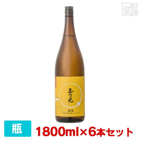 【送料無料】玉乃光 酒魂 純米吟醸 1800ml＊6本 清酒 玉乃光酒造の通販は 11,850円