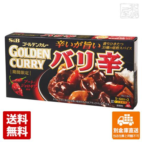 Ｓ＆Ｂ ゴールデンカレー バリ辛 198g x10個 【送料無料 同梱不可 別倉庫直送】の通販は 5,680円