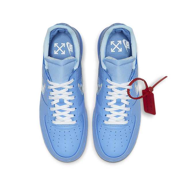 off white blue air force 1