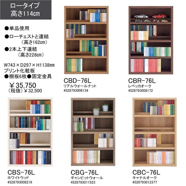 ミドルシェルフ ラチス A4ファイル収納 業務用 幅110cm 高さ145cm 完成品 オープンラック 頑丈 本棚 リアルウォールナット色 FFD-110M