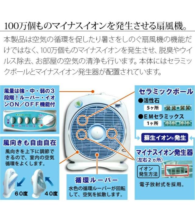 新林の滝 空気循環器 タイマー付き (ホワイト・ブラック・オールホワイト)マイナスイオン 空気 爽やか 空気洗浄 マイナスイオン発生器 サーキュレーター 省エネ マイナスイオン発生器_5