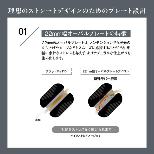 ストレートアイロン クレイツ マイスター ST-R22 (CREATEs MEISTER アイロン ヘアアイロン サロン プロ プロ用 縮毛矯正)_1