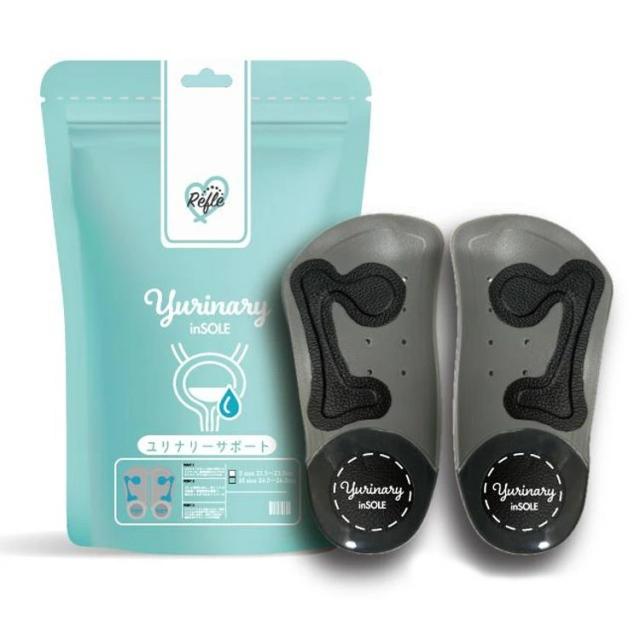 尿トラブルサポート ユリナリーインソール レディース メンズ ハーフインソール 姿勢 矯正 ツボ押し効果 靴の中敷き 中敷き 尿もれ 尿漏れ 頻尿 対策 予防 ケア 冷え ギフト 母の日 誕生日 プレゼント genten ゲンテン Yyrinary リフレ