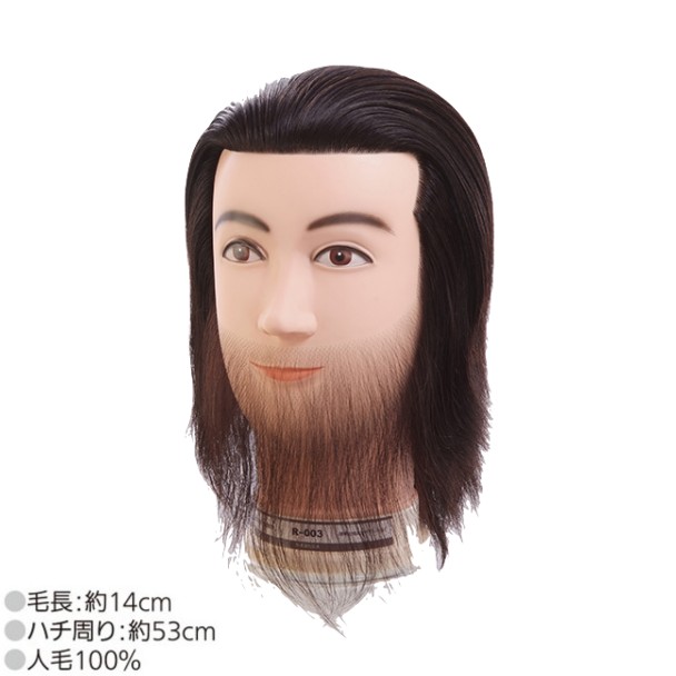 カットウィッグ メンズウィッグ 東京チャーム R-003 (理容師 散髪屋 床屋 実技試験 サロン カット パーマ ヘアカラー セット 編み込み アップ 練習)