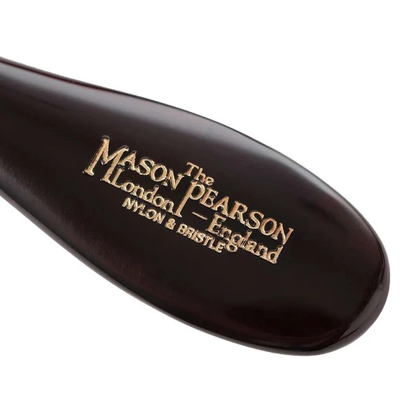 MASON PEARSON メイソンピアソン ジュニアミックス ヘアブラシ クシ 櫛 クリーニングブラシ付き 猪毛 ナイロン ミックス ヘアケア 美容 イギリス製_2