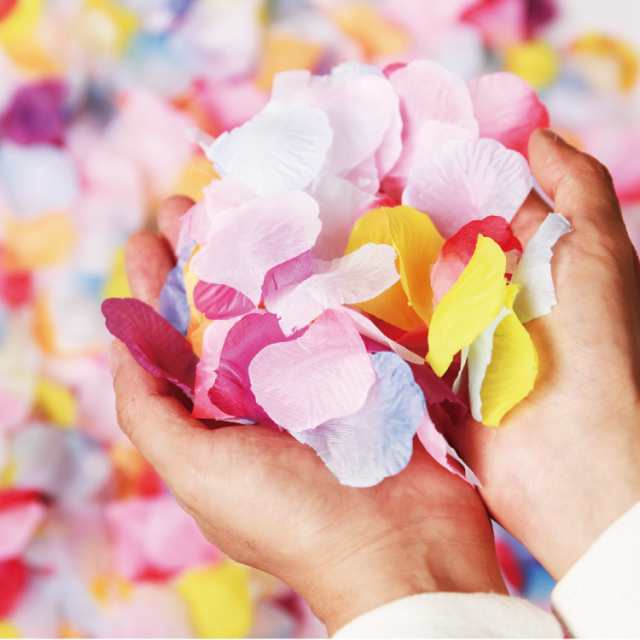 超目玉枠】 4色セット フラワーシャワー 1000枚 花びら 造花 ウエディング 誕生日