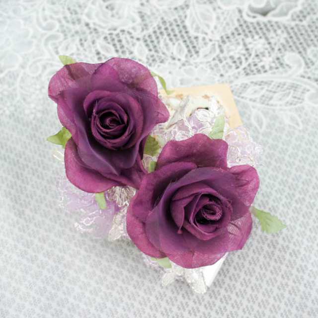 薔薇のカーテンクリップ2個セット ピンク ワイン オフホワイト ブルー パープル かわいい レースの通販はau PAY マーケット -  WithHeart薔薇とレースと天使のお店