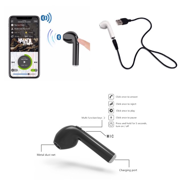 Bluetooth イヤホン ワイヤレスイヤホン Iphone パソコン ゲーム機 電話 イヤホンマイク 丸型 両耳 Usb 充電 重低音 の通販はau Pay マーケット ゆうマート