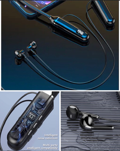 4 イヤホン Bluetooth 5.2 IPX5 ワイヤレスイヤホン ネックバンド型