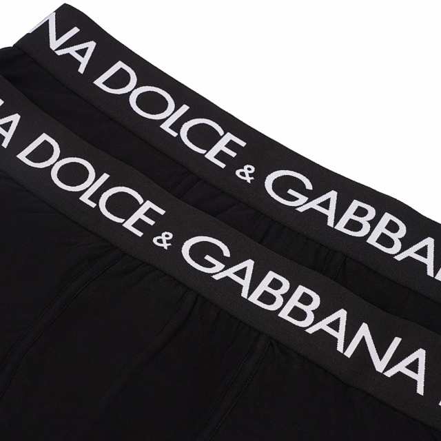 送料無料 3 DOLCE&GABBANA ドルチェ＆ガッバーナ M9D70J ONN97 N0000 アンダーウェア ボクサーパンツ 2枚セット