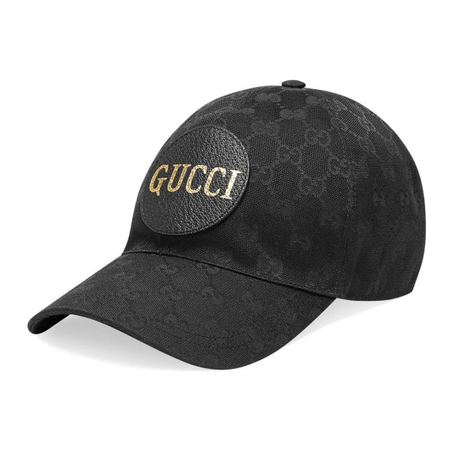 送料無料 9 GUCCI グッチ 576253 4HG62 ブラック ベースボールキャップ GGキャンバス 帽子 男女兼用の通販は