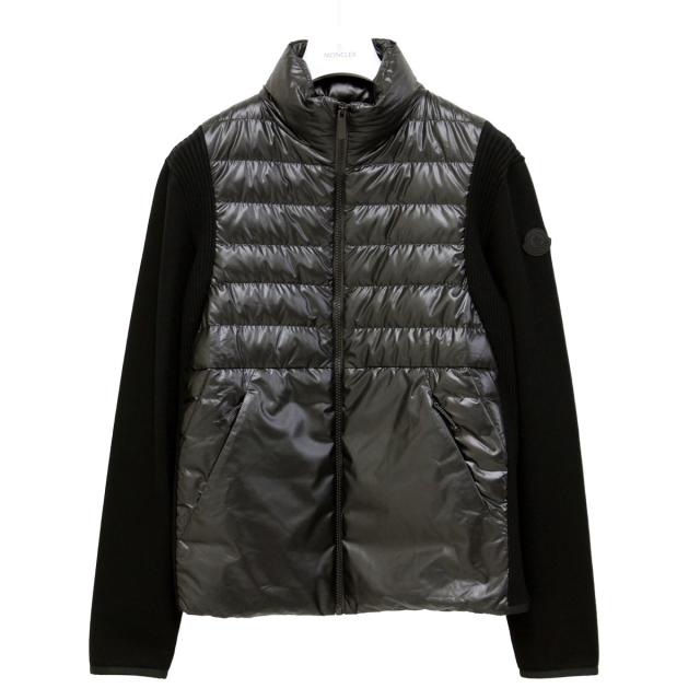 送料無料 14 MONCLER モンクレール 9B00009 M1232 ブラック ブルゾン ダウン切替