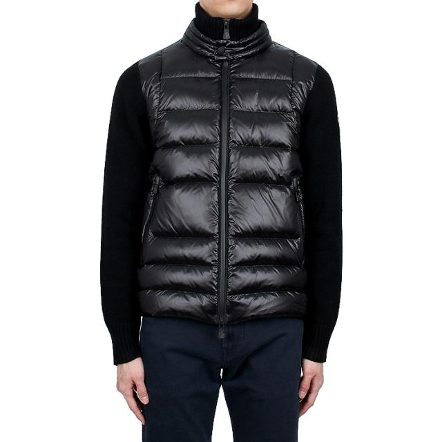 送料無料 16 MONCLER GRENOBLE モンクレール グルノーブル 9B00011 M1122 ブラック ブルゾン ダウン切替_1
