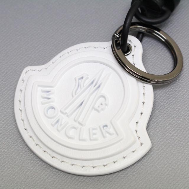 送料無料 12 MONCLER モンクレール 6F00007 M2489 ホワイト キーリング キーホルダー_1