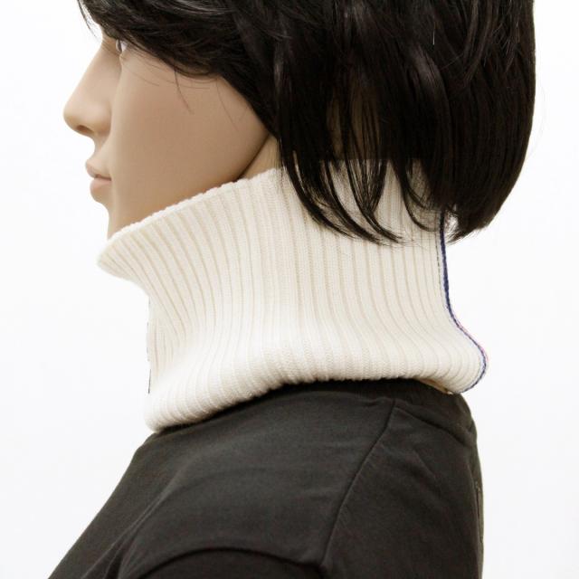 送料無料 14 MONCLER GRENOBLE モンクレール グルノーブル 3B00007 M1131 ホワイト ネックウォーマー ロゴ_1