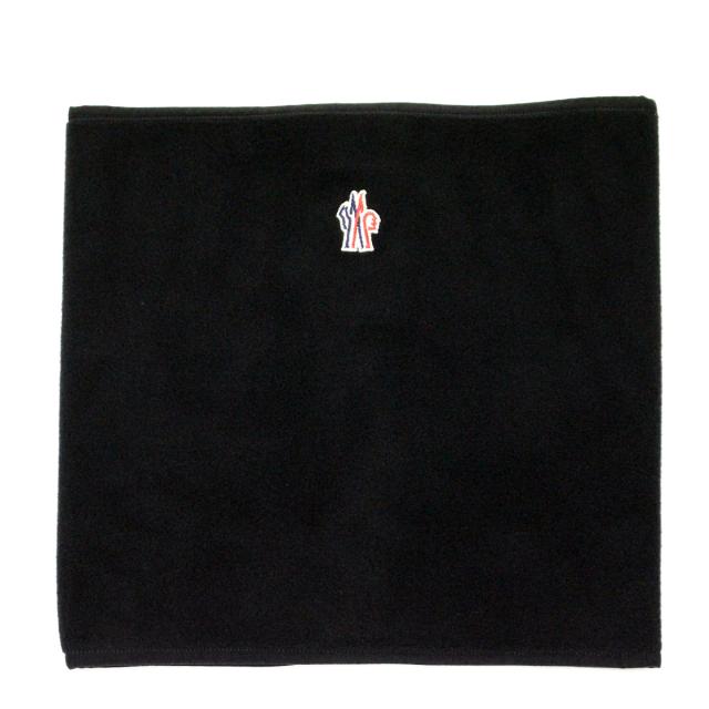 送料無料 15 MONCLER GRENOBLE モンクレール グルノーブル 3C00001 809EG ブラック ネックウォーマー ロゴ_3