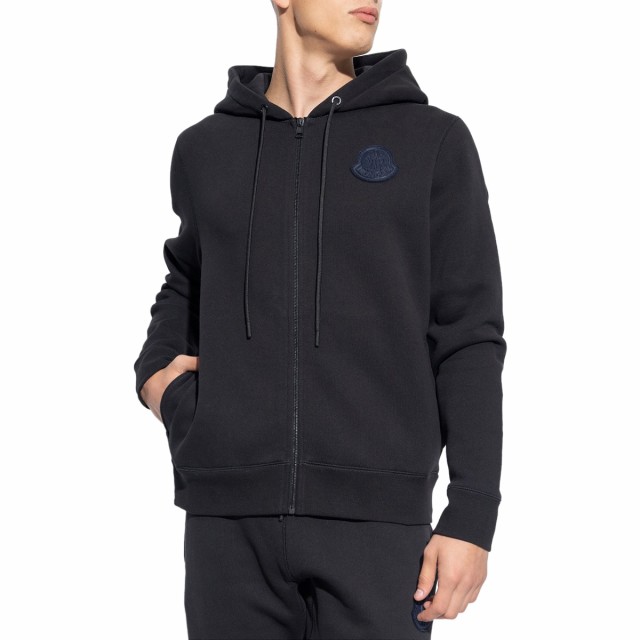 送料無料 69 MONCLER モンクレール 8G00081 809KX ブラック パーカー スウェット ロゴ