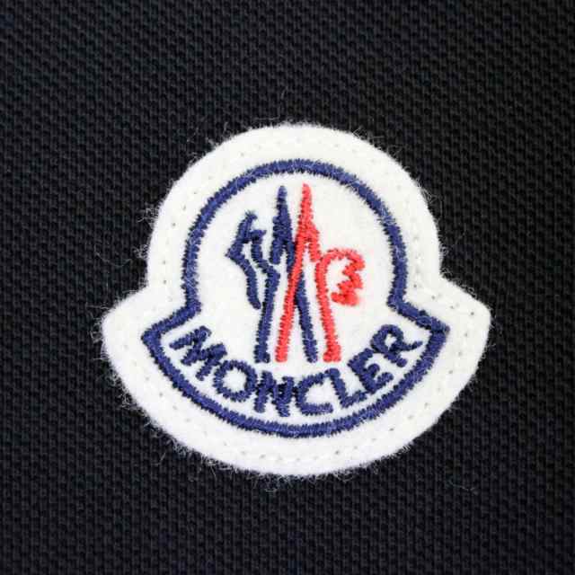 送料無料 87 MONCLER モンクレール 8A00029 899UR ブラック 半袖 ポロシャツ