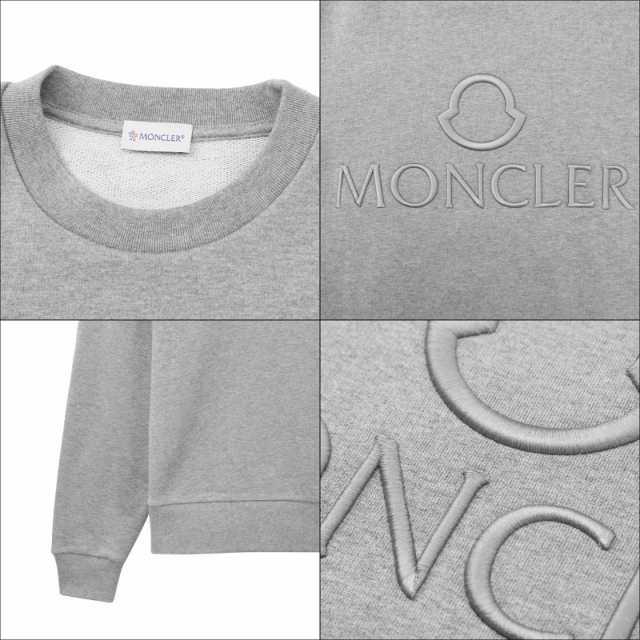 送料無料 42 43 MONCLER モンクレール 8G00049 809KR ロゴ スウェット トレーナー