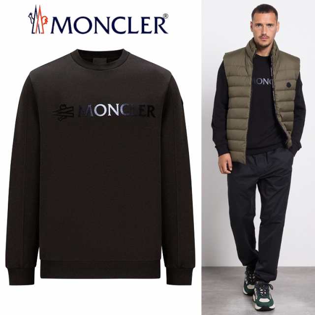 送料無料 54 MONCLER モンクレール 8G00016 809KR ブラック トレーナー