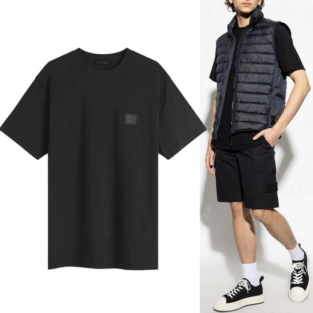 送料無料 17 STONE ISLAND ストーンアイランド K1S15 2100008 S0F11 V0029 ブラック Tシャツ カットソー 半袖